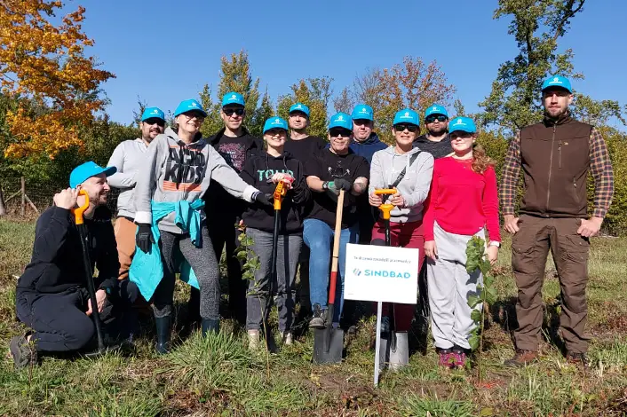 local community after planting trees