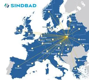Sindbad - mapa